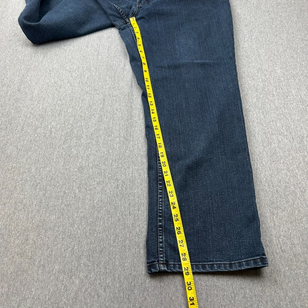 Jos A Bank Traveler Denim Jeans Tailored Fit Mens 38x29 Blue Pants *STAINS* - Picture 8 of 16